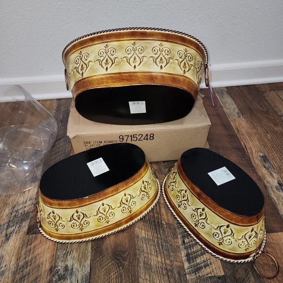 NESTED PLANTERS SET OF 3 - Picture 3 of 10